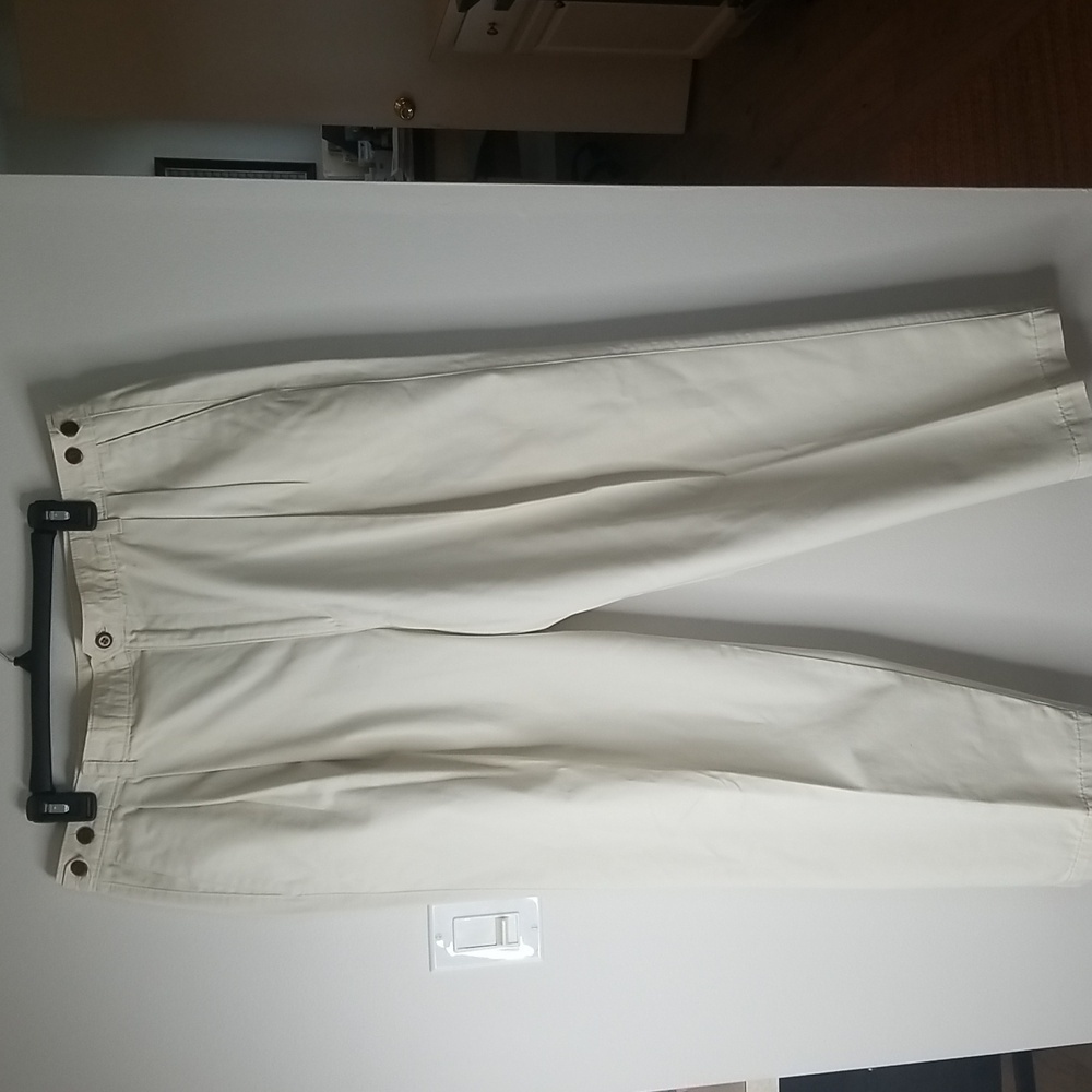 Dockers Mens with pleats light beige 36×26 Vintage